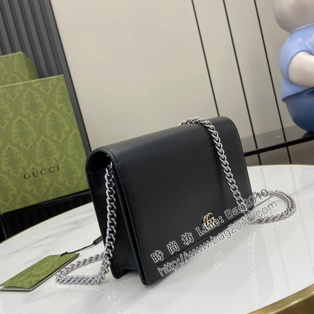 Gucci專櫃古馳最新款Marmont系列鏈帶錢包女士小斜挎包 jh2477型號：790060